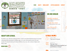 Tablet Screenshot of oakgroveschoolonline.org